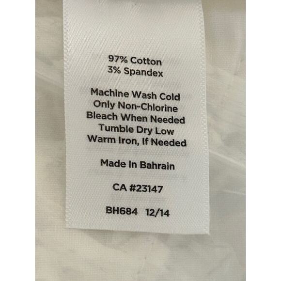 Talbots Petites The Daily Ankle Pants – White Stretch Cotton 8P - Picture 5 of 5